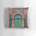 Salford Lads Club - The Smiths Pillow, featuring original artwork of the iconic Manchester band and landmark