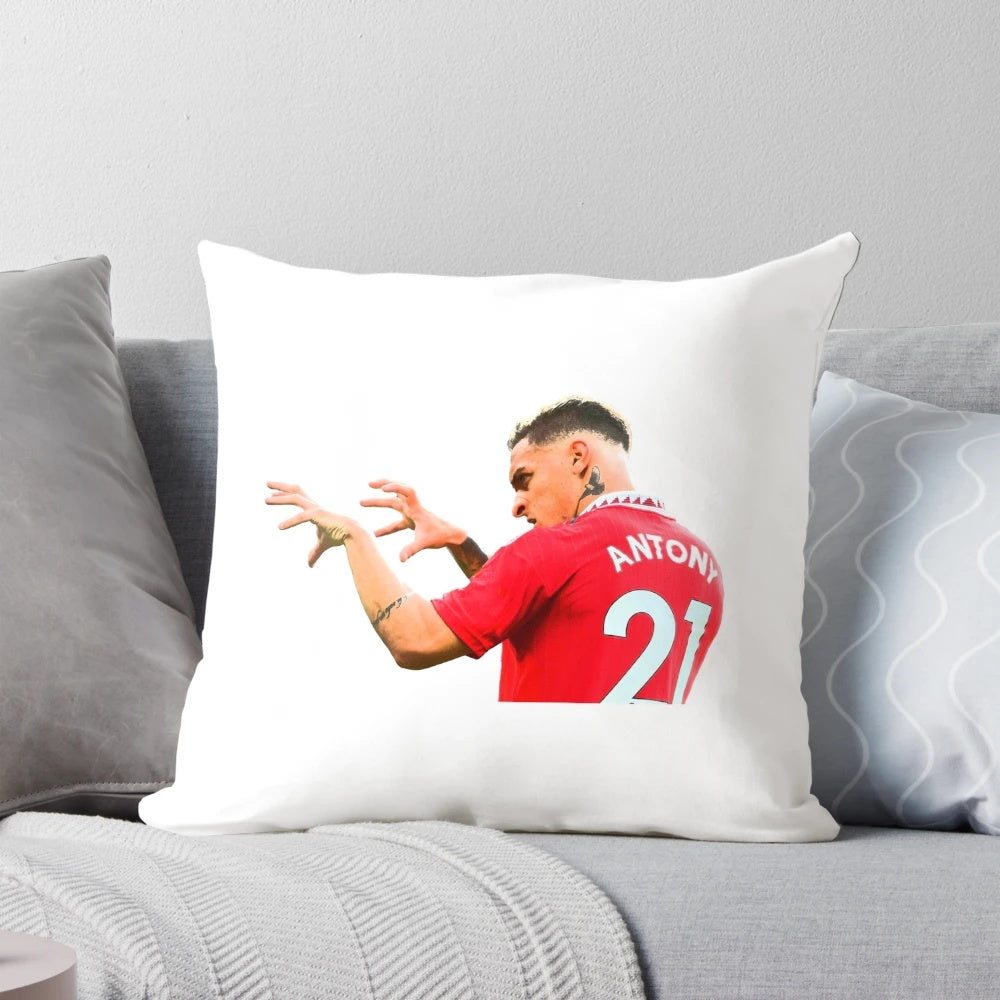 Manchester United Antony Pillow - Soft, Comfortable Football Decor