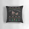 Mandalorian-themed Christmas pillow featuring a sleigh design