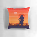 Ranger Orange Work Pillow with Mandalorian-inspired design for comfort and support.
