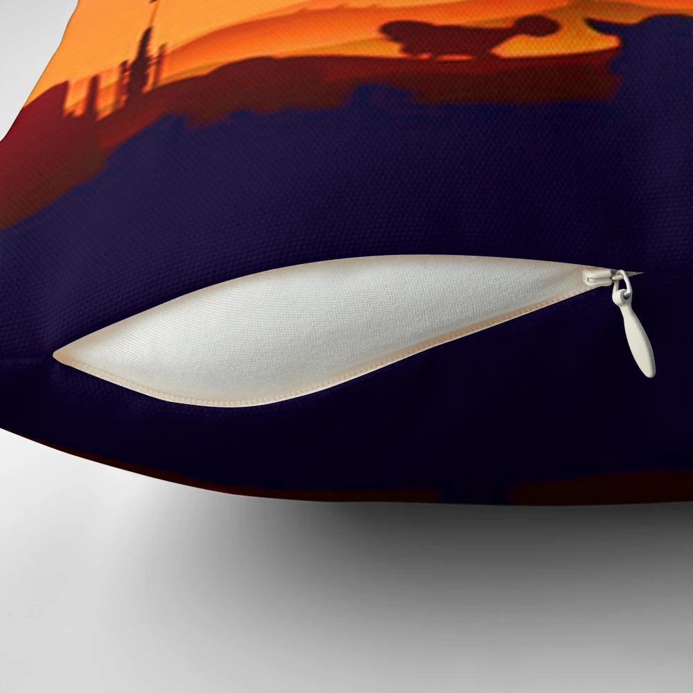 Ranger Orange Work Pillow with Mandalorian-inspired design for comfort and support.