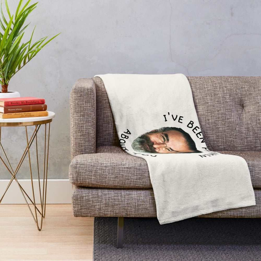 Mandy Patinkin inspired punny plush blanket