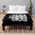 Damiano David from Maneskin Italian Glam Rock Band Plush Blanket