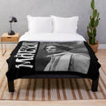 Maneskin Damiano David themed plush blanket