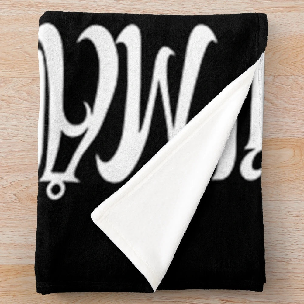 Maneskin Damiano David themed plush blanket