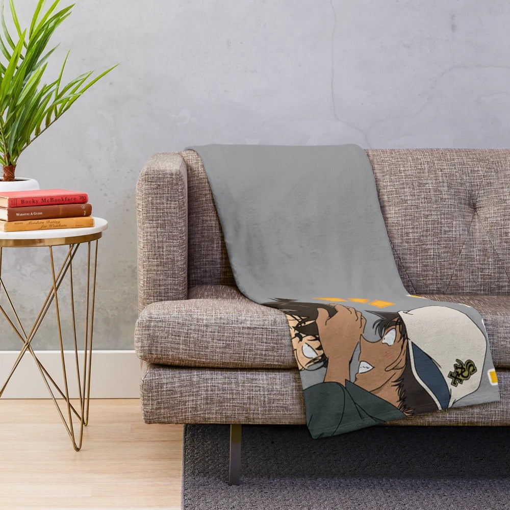 Meitantei Conan Hattori Heiji inspired plush blanket