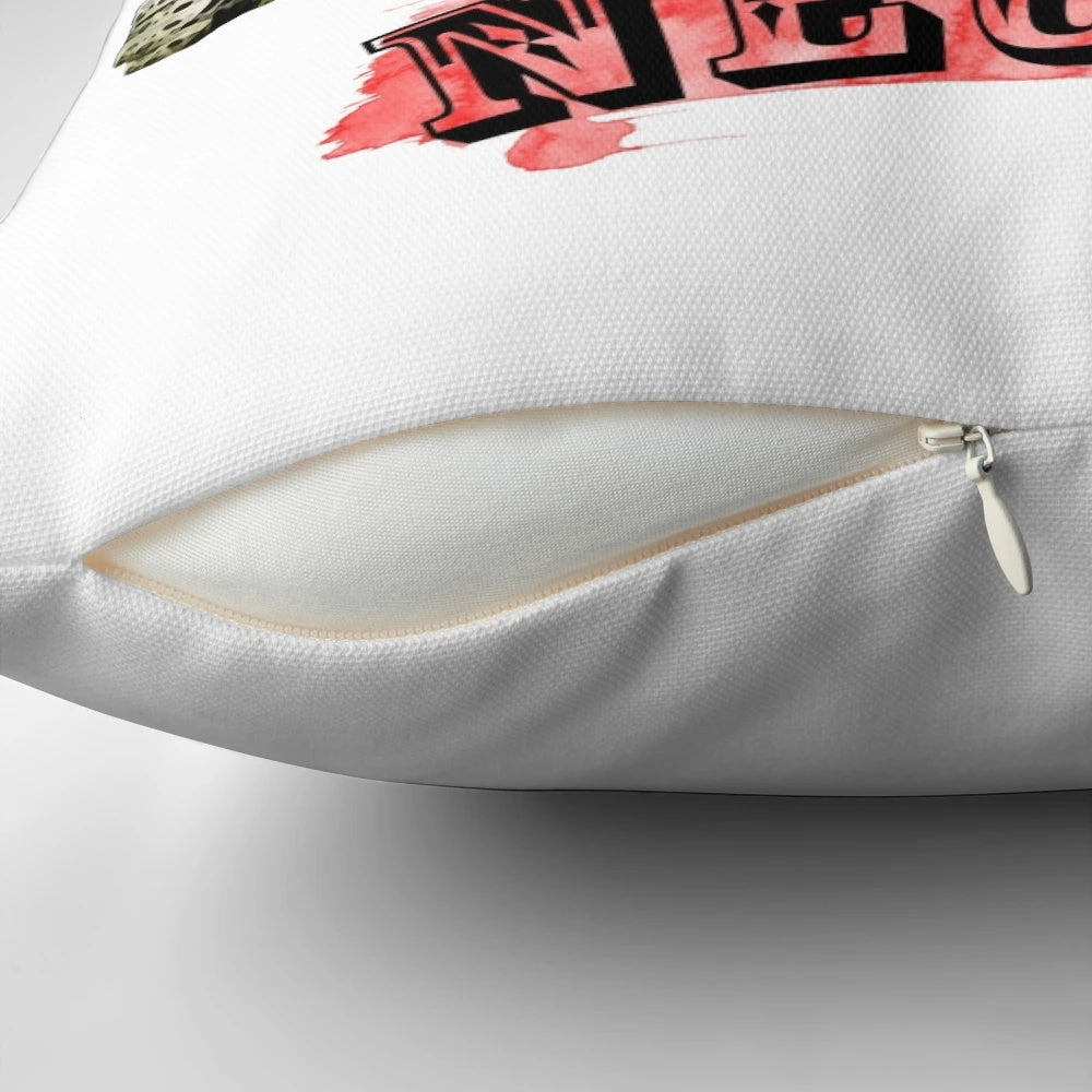 Manuel Neuer, the famous German soccer goalkeeper, on a high-quality pillow.