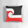 Maori flag printed on a soft, high-quality pillow for home decor