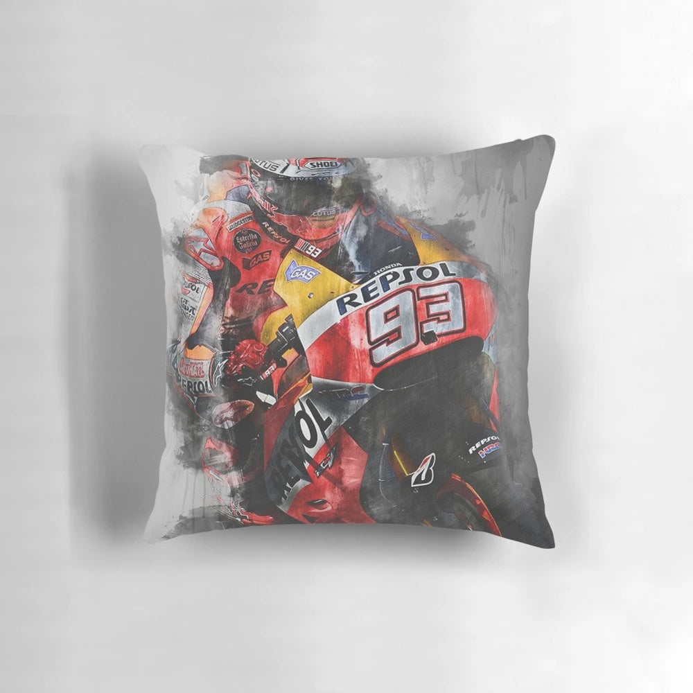 Marc Marquez 93 Pillow - Official MotoGP Merchandise Featuring the World Champion Racer