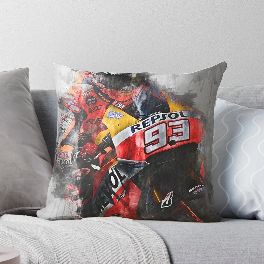 Marc Marquez 93 Pillow - Official MotoGP Merchandise Featuring the World Champion Racer