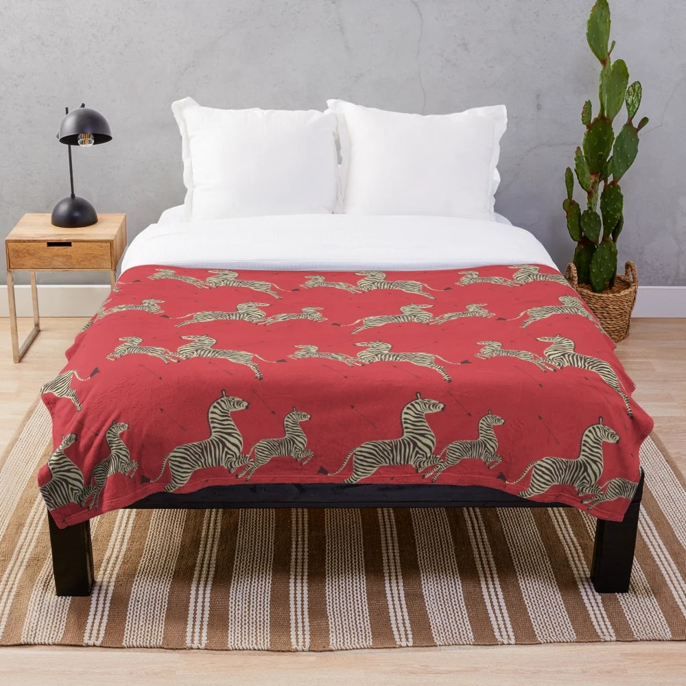 Plush blanket featuring Margot Tenenbaum from the Royal Tenenbaums movie by Wes Anderson