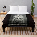 Marilyn Monroe Inspired Tattooed Lady Plush Blanket