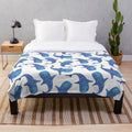 Marokintana Whale Shark Plush Blanket - Soft and Cozy Underwater Creature Throw