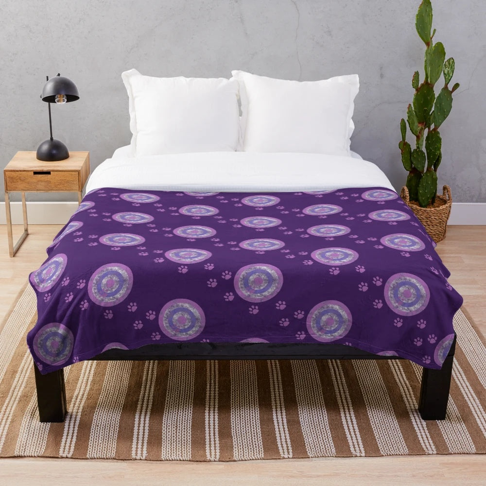 Marvel-inspired Hawkeye (Dark) plush blanket