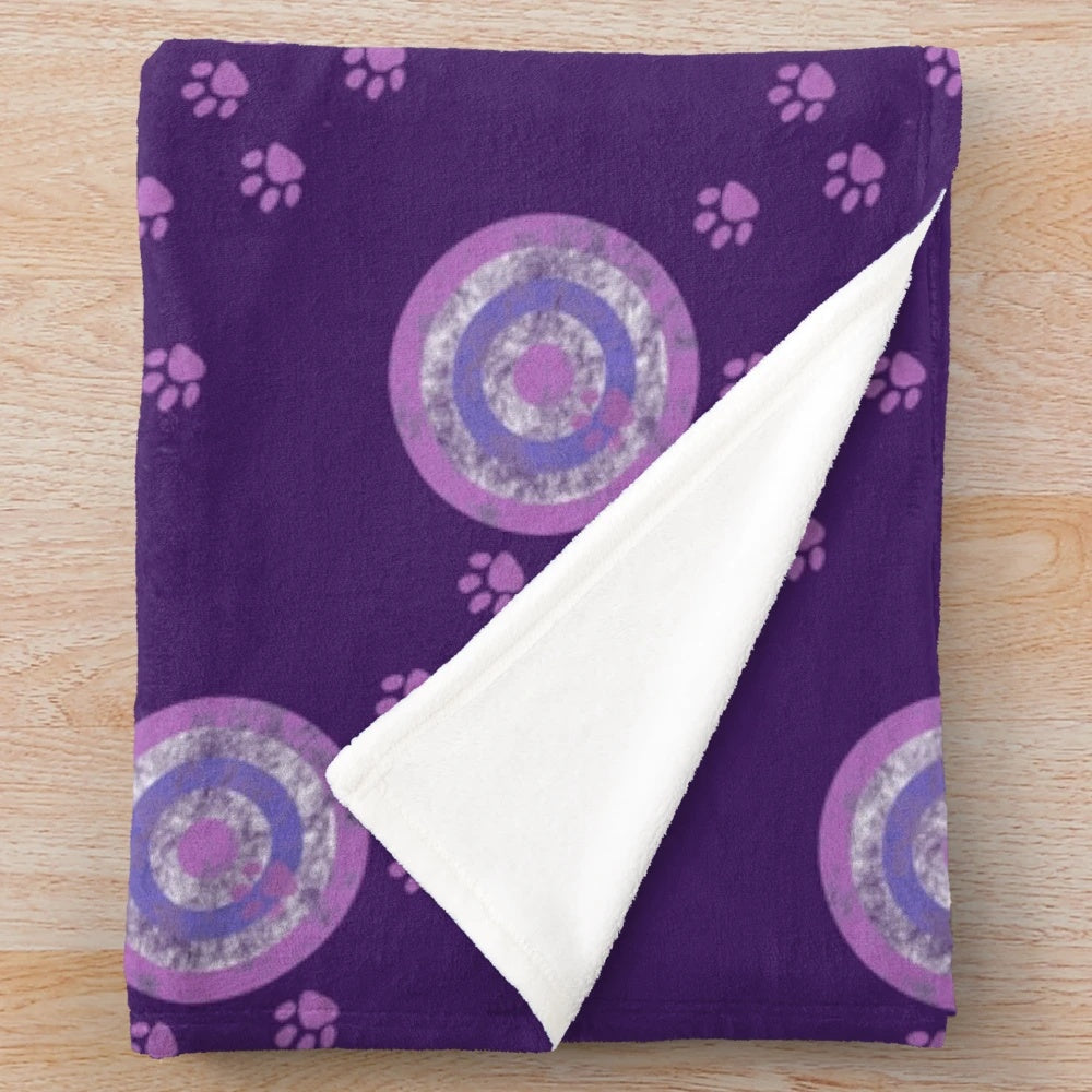 Marvel-inspired Hawkeye (Dark) plush blanket