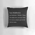 Cozy and stylish tom hiddleston/loki inspired pillow for marvel fans