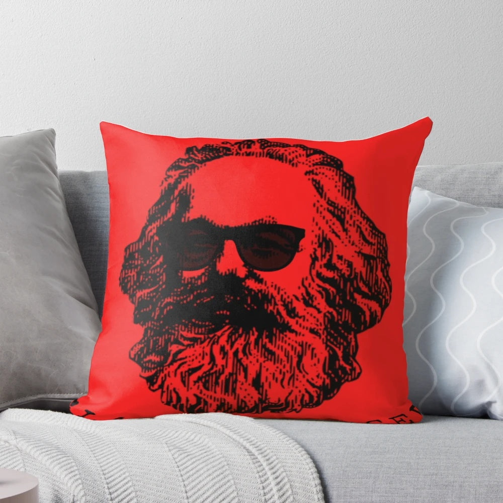 Cool Karl Marx Funny Socialism Class Dismissed Essential T-Shirt Pillow