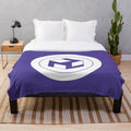 Masculine Antahkarana Yang Plush Blanket with Reiki Symbol