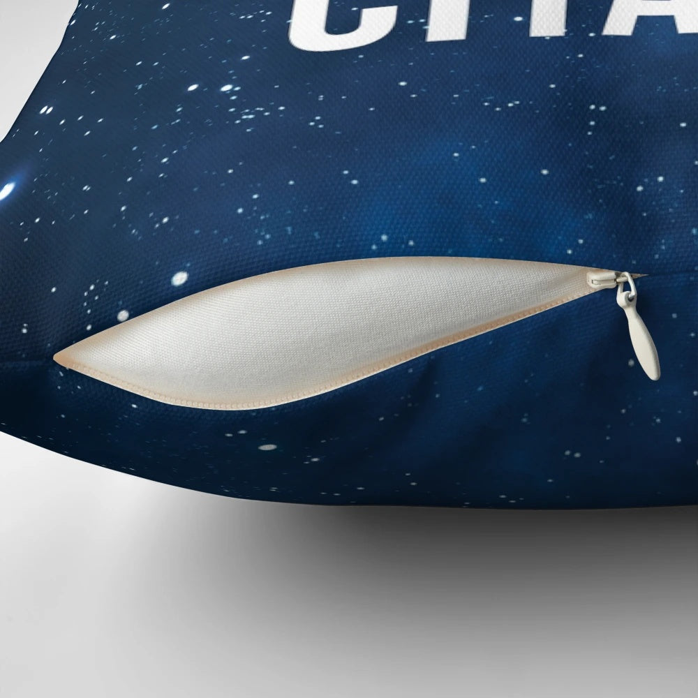 "Mass Effect Citadel Commander Shepard Themed Decorative Pillow"