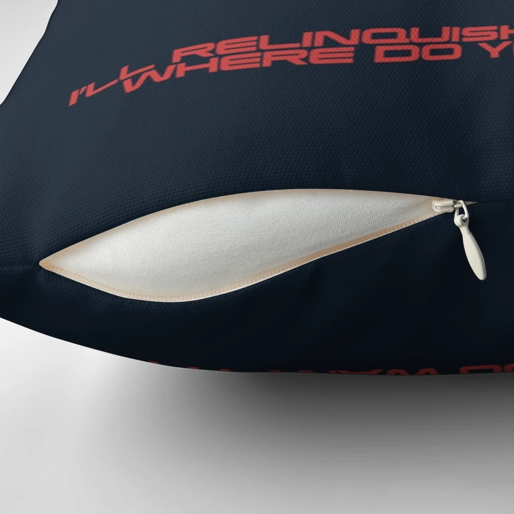 Mass Effect Commander Shepard Renegade Quote Pillow - Plush Gaming Decor