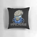 Mass Effect Garrus Vakarian plush pillow, featuring the iconic turian character from the popular video game franchise.