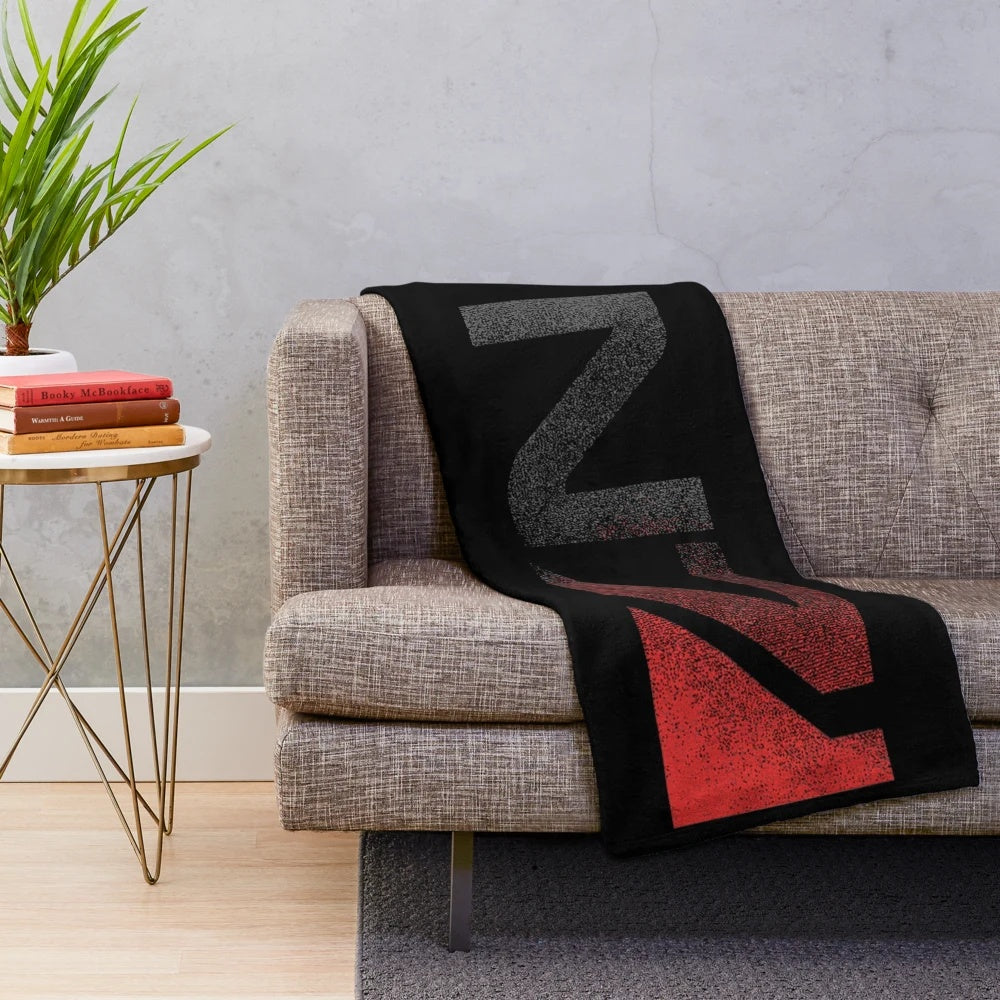 Mass Effect inspired N7 distressed logo plush blanket