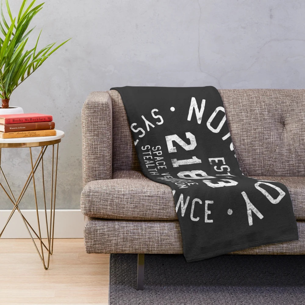Mass Effect Normandy Plush Blanket with Athletic Style Design
