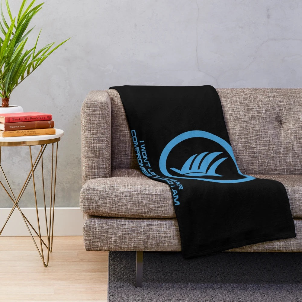 Mass Effect Inspired Paragon Quote Plush Blanket