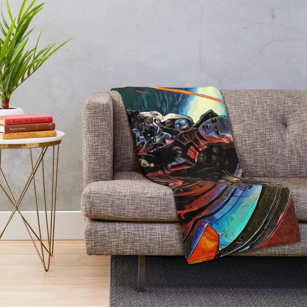 Mass Effect Legendary Edition themed plush blanket