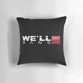 A pillow featuring the iconic "We'll Bang, OK?" meme from the Mass Effect video game series.