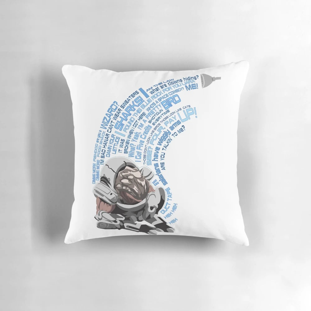 Mass Effect Krogan Shower Grunt Pillow - Soft, Decorative Pillow for Fans of the Bioware Video Game Series
