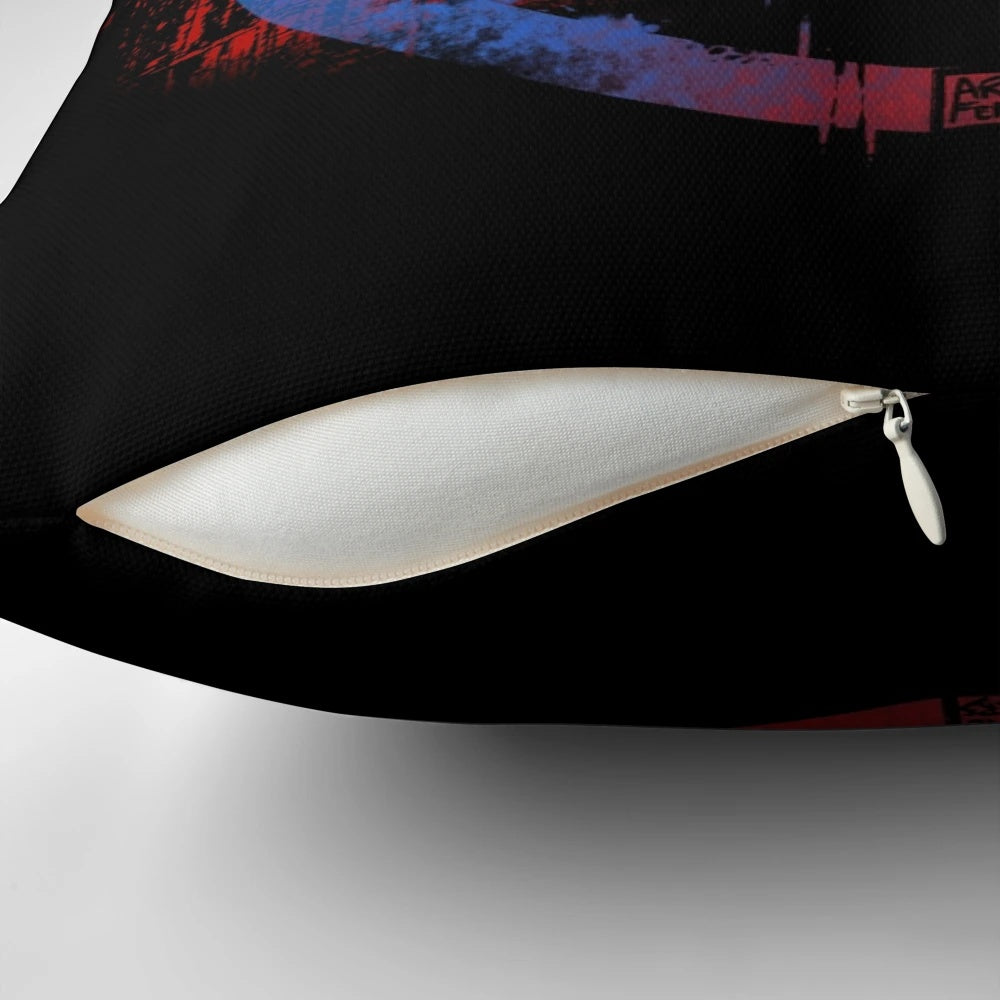 Mass Effect Renegade and Paragon Inspired Collector's Pillow featuring Commander Shepard's iconic N7 logo