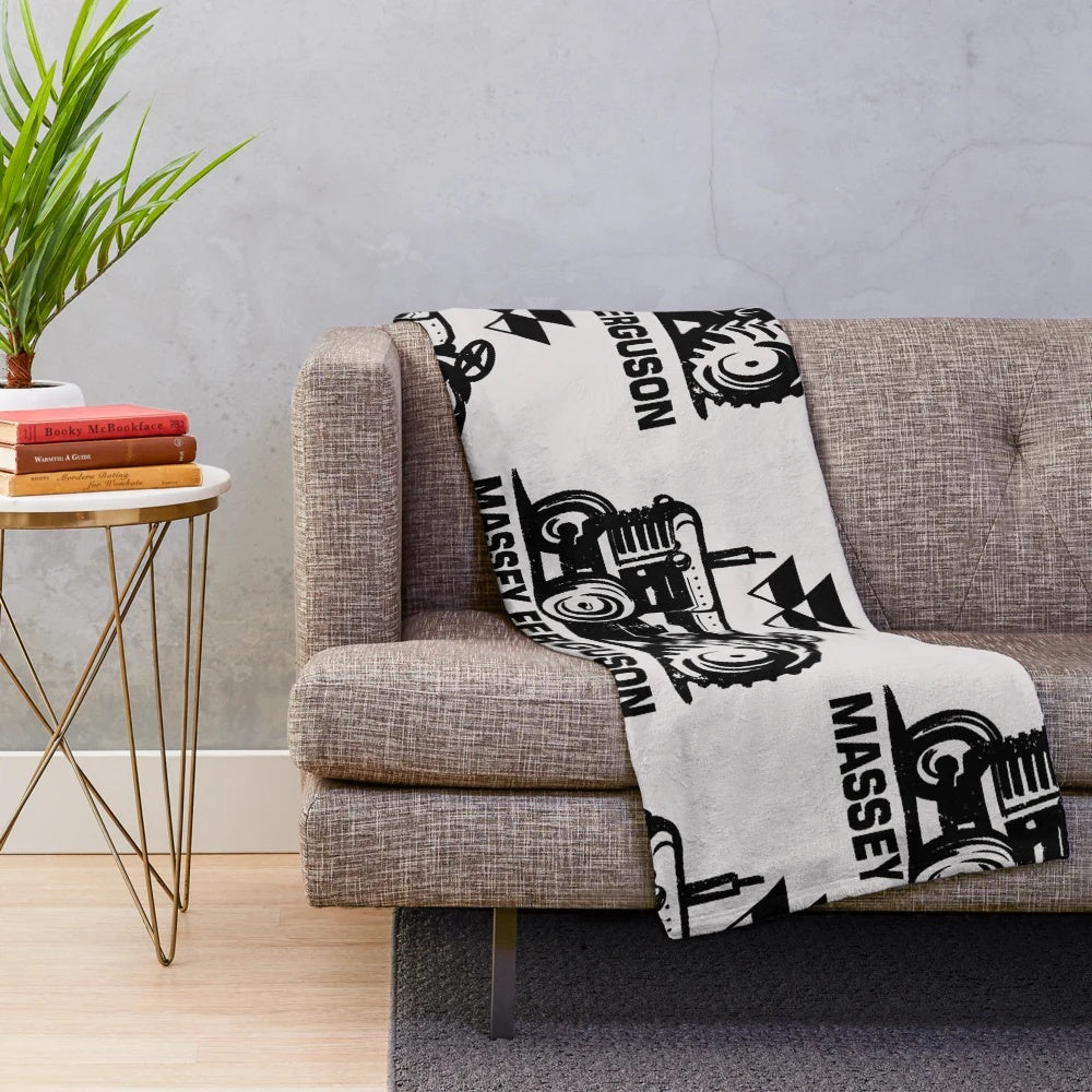 Massey Ferguson Tractors Plush Blanket