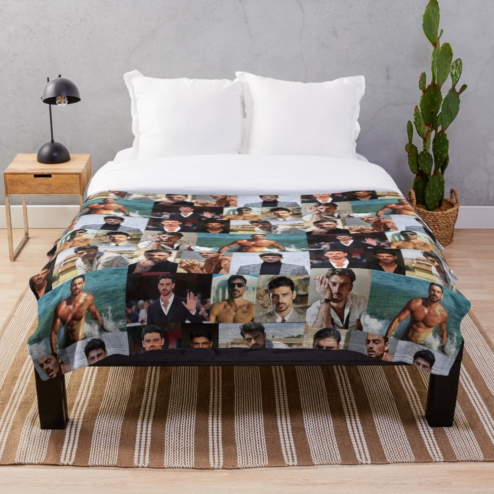 Massimo Michele inspired plush blanket