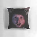 Large, orange Caseoh-themed pillow for Twitch streamers and gaming enthusiasts