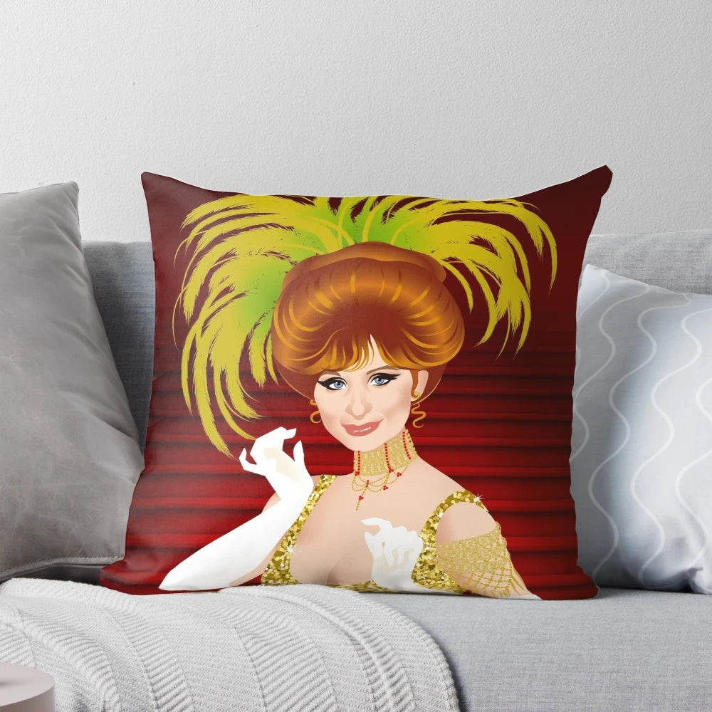 Decorative Matchmaker Pillow with Alejandro Mogollo Artwork