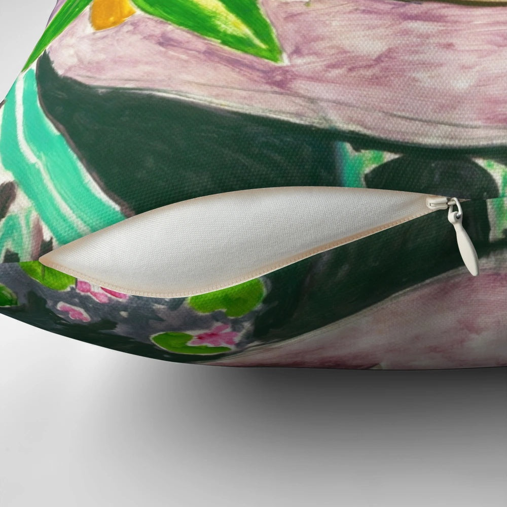 Vibrant Matisse Goldfish Accent Pillow - Decorative Home Decor