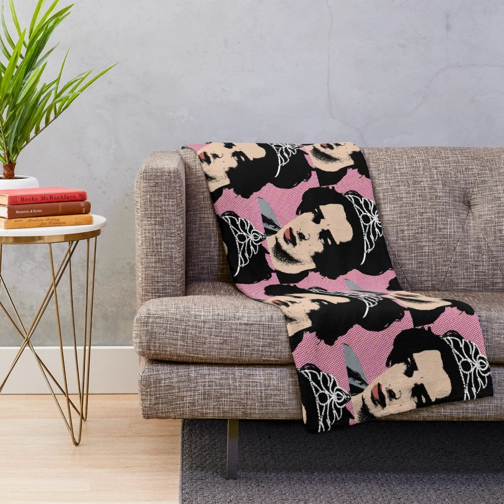 Matt Healy inspired pop art plush blanket