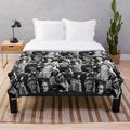 Matthew Gray Gubler Inspired Collage Plush Blanket