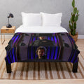 Matthew Gray Gubler inspired plush blanket with Criminal Minds character Spence Reid