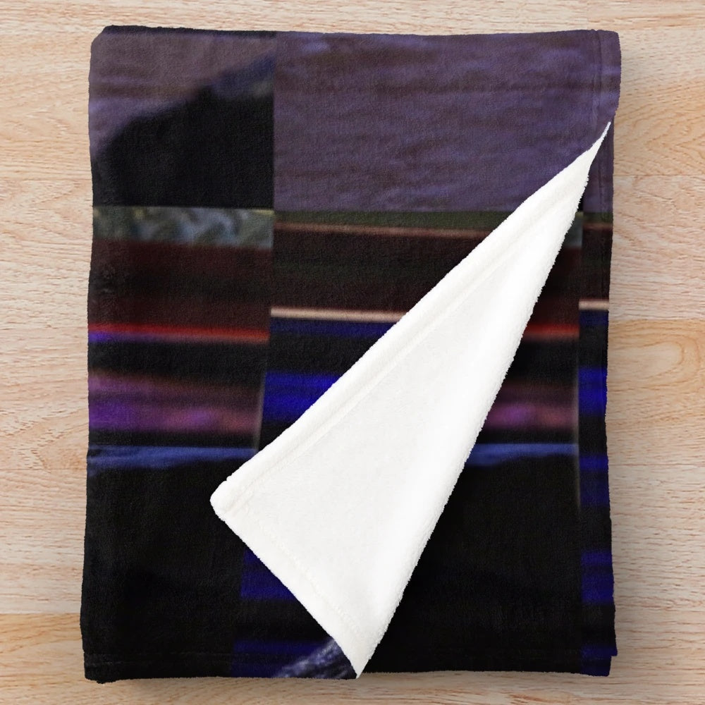 Matthew Gray Gubler inspired plush blanket with Criminal Minds character Spence Reid
