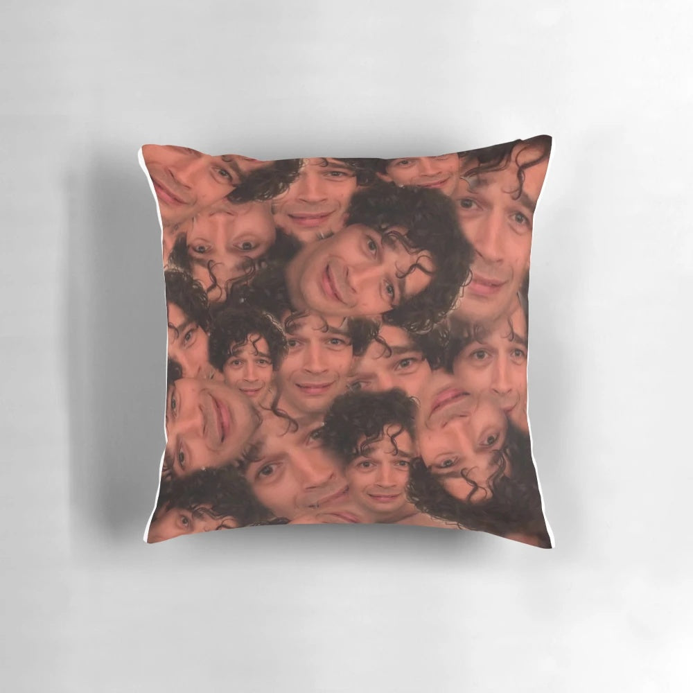 Matty Healy themed pillow featuring The 1975 band image