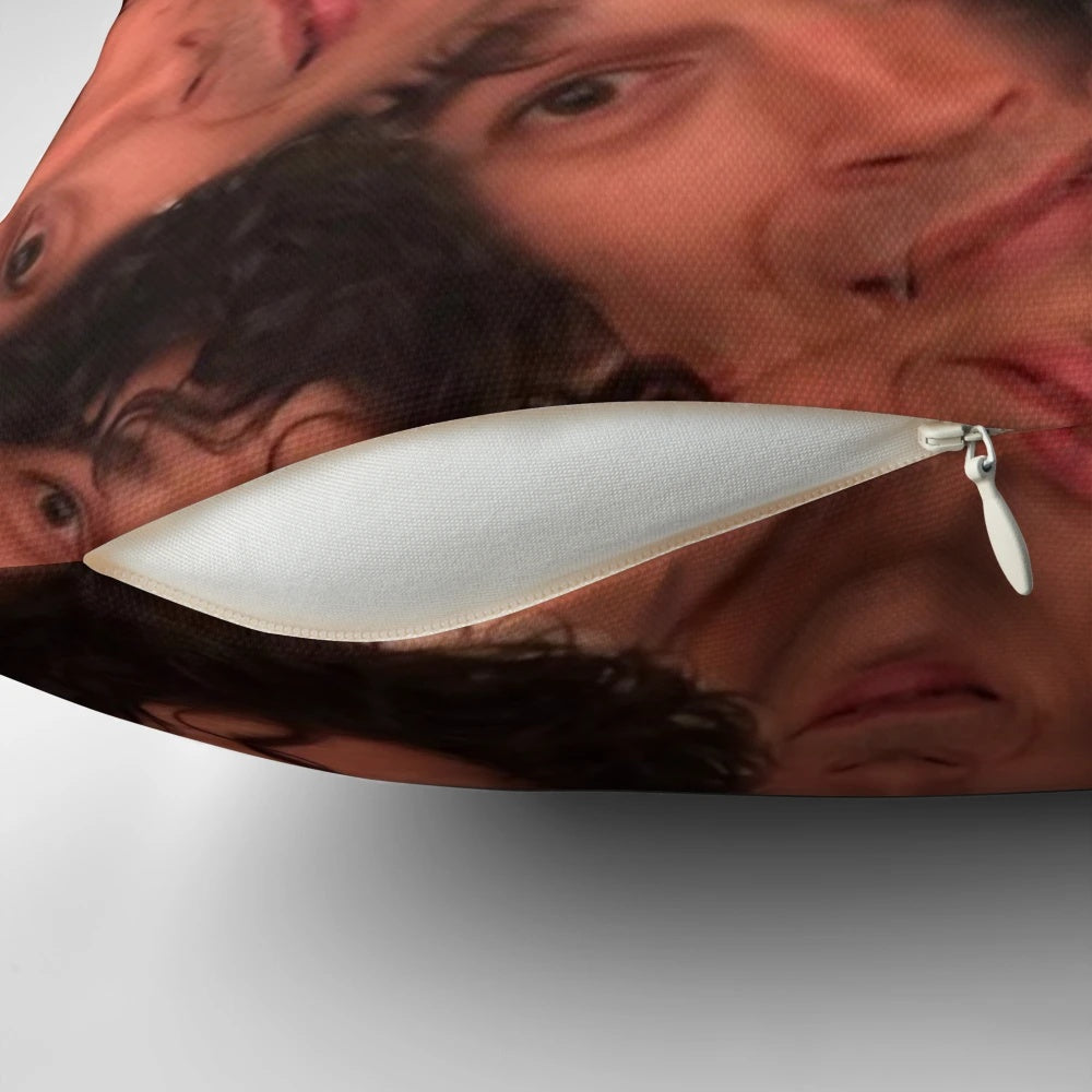 Matty Healy themed pillow featuring The 1975 band image