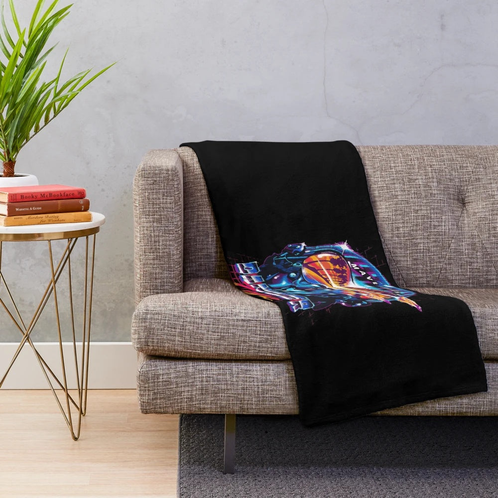 Maverick inspired danger zone plush blanket, military themed soft throw