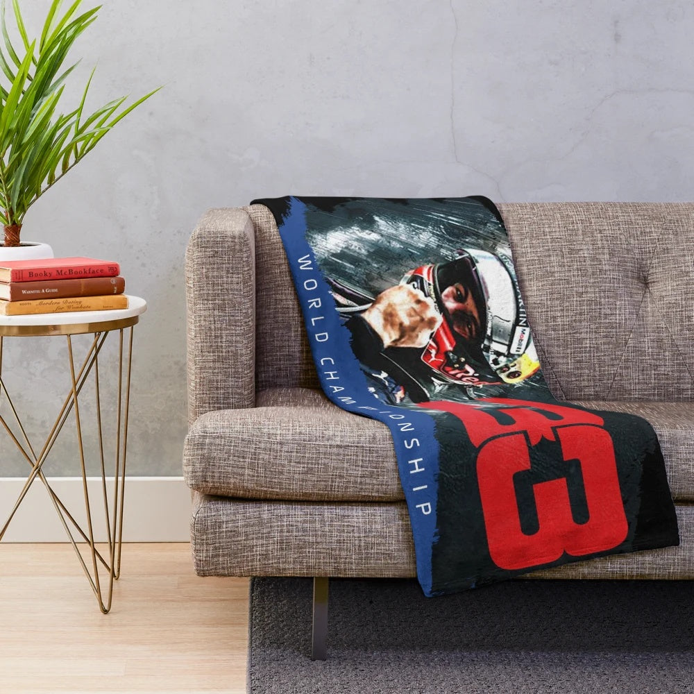 Max Verstappen 2022 Formula 1 World Champion plush blanket