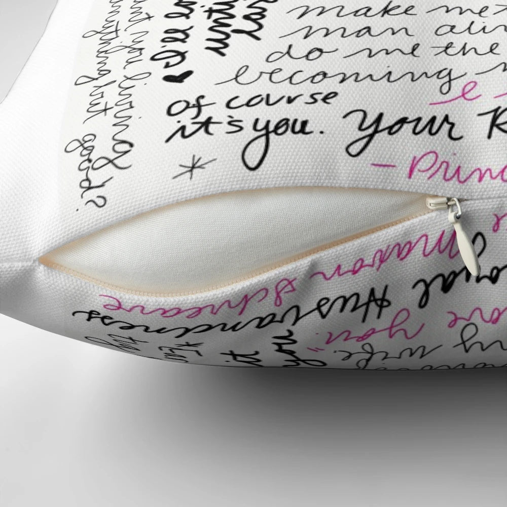 Decorative pillow featuring the character Maxon Schreave from the bestselling The Selection book series by Kiera Cass.