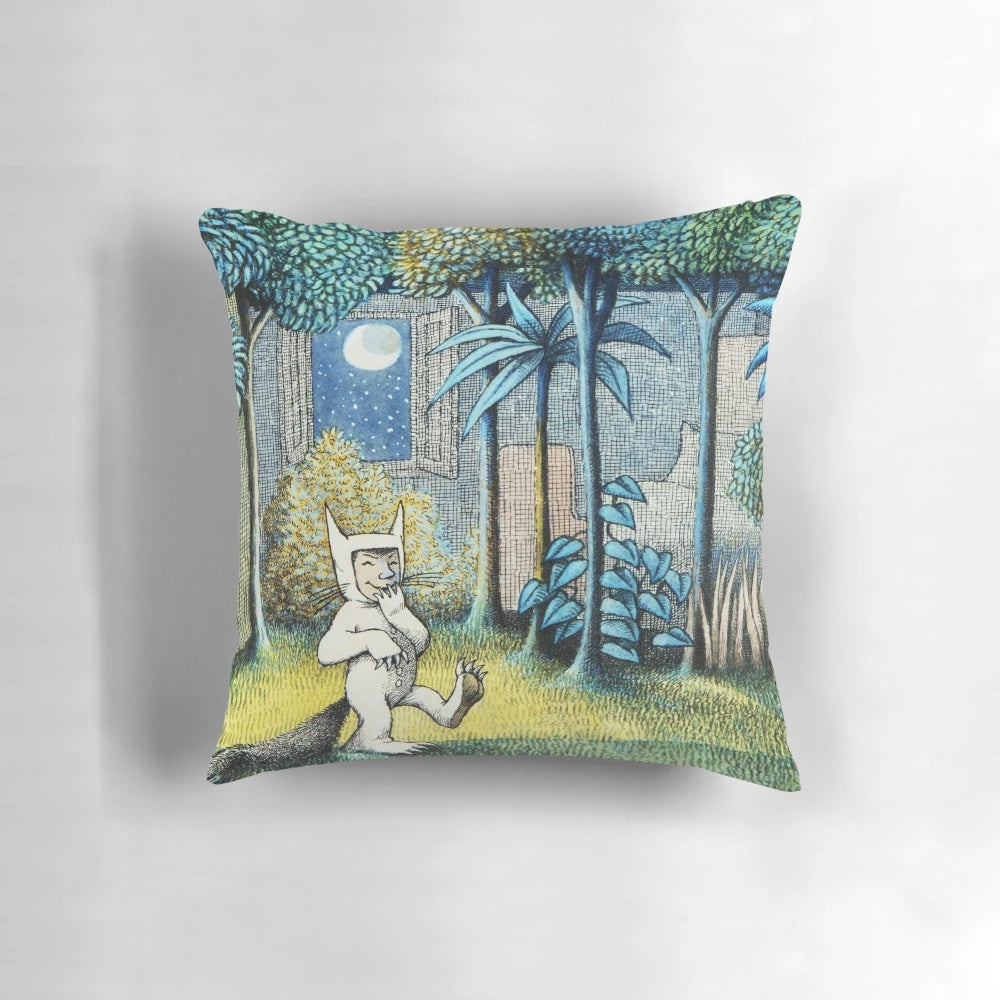 Pillow featuring Max from the children's book "Where the Wild Things Are"