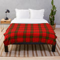 Maxwell tartan plush blanket