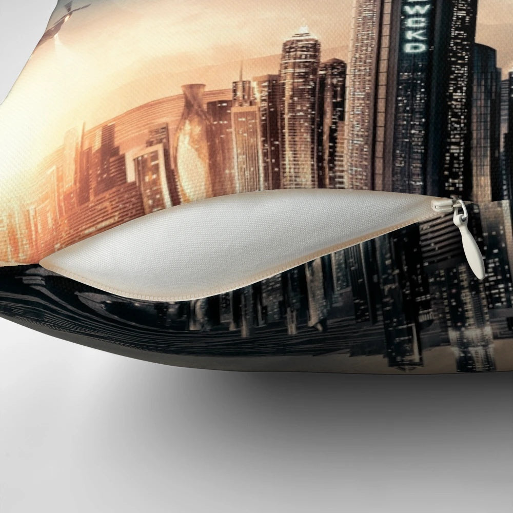 Maze Runner inspired poster pillow featuring characters from the Death Cure and Scorch Trials movies