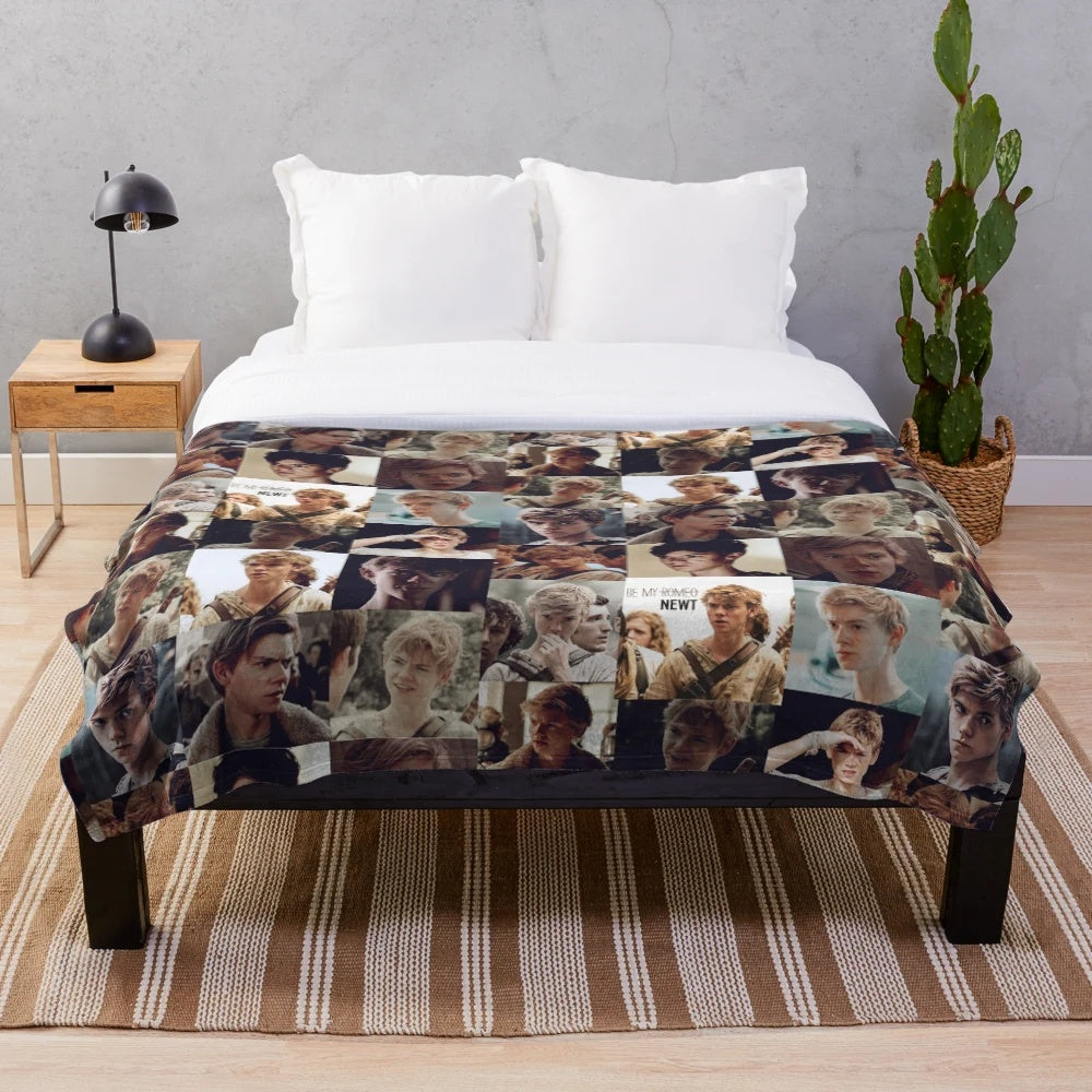 Maze Runner Newt Inspired Plush Blanket